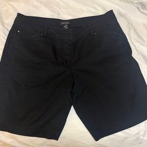 White House Black Market Black Bermuda Shorts - Classic Tailored Fit